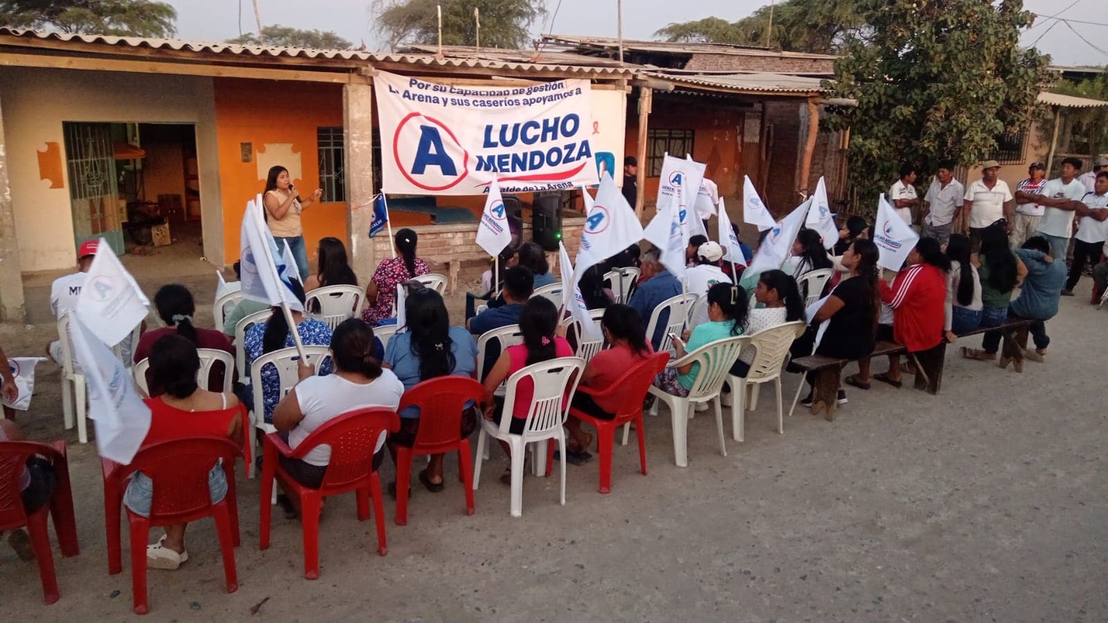 Reunión con agricultores